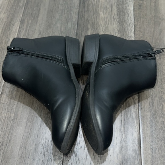 Sugar black dress booties with zippers and cheetah print - Picture 5 of 9